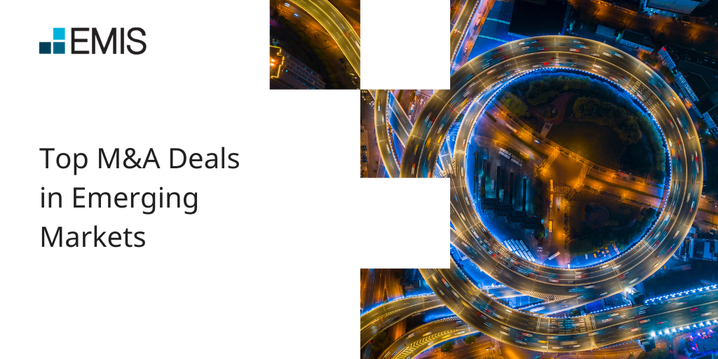 February 2025 top M&A deals in emerging markets by region